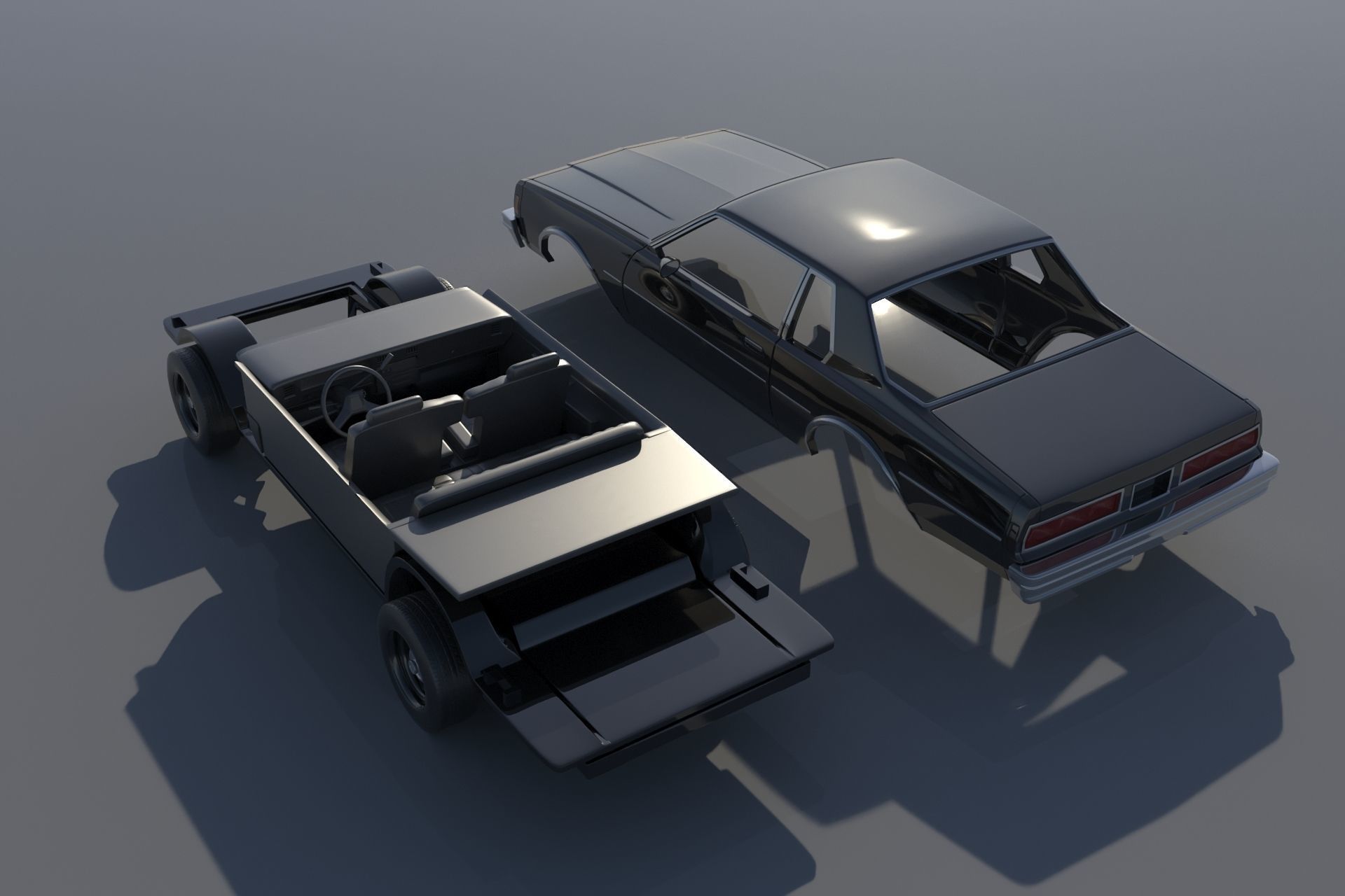 Chevrolet Impala Coupe 1977 3D print model_10