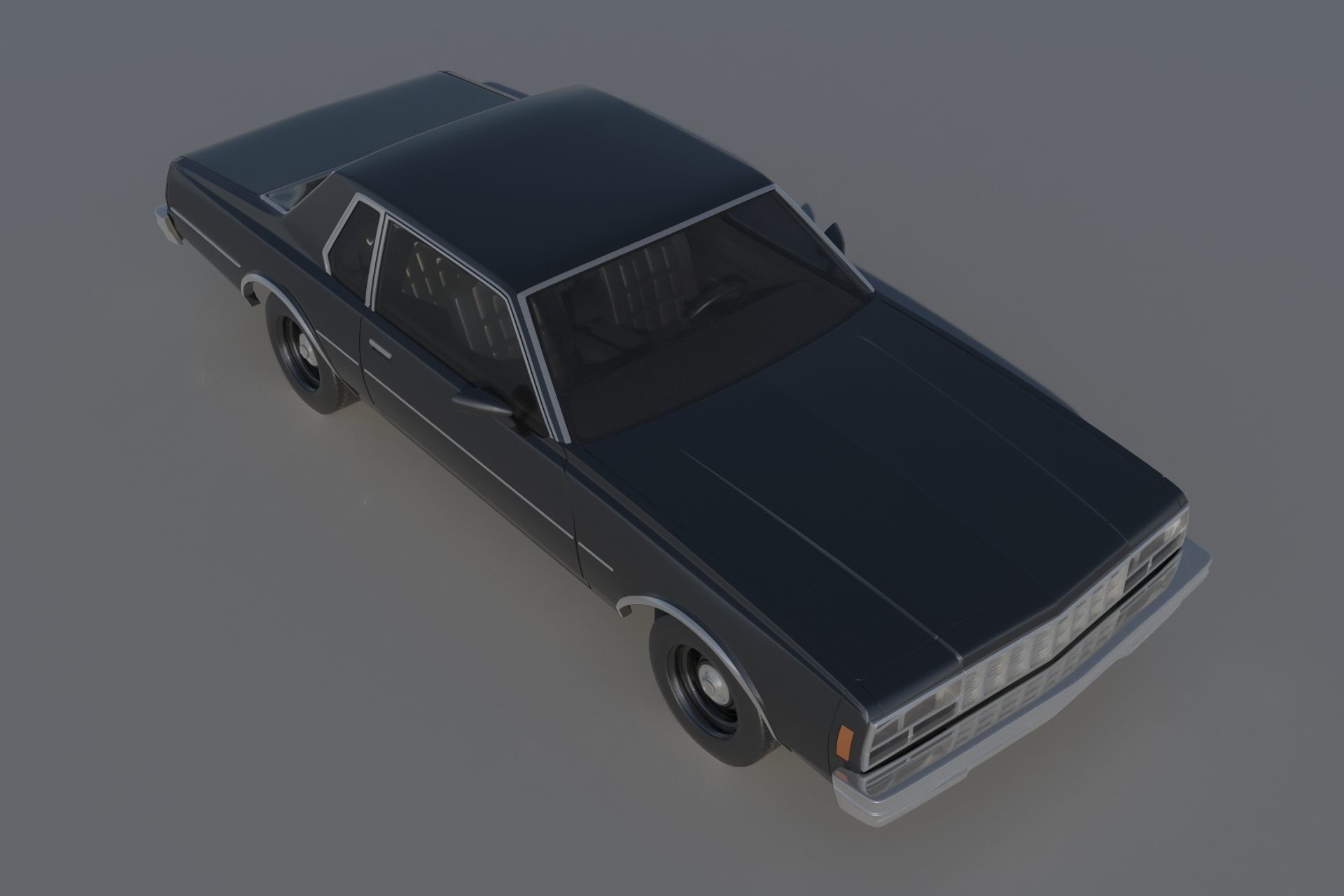 Chevrolet Impala Coupe 1977 3D print model_8