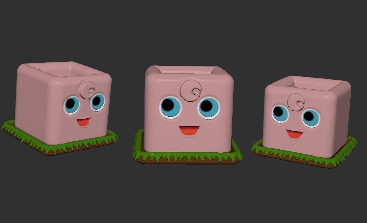 Jigglypuff Pot Maceta- POKEMON 3D print STL 3D print model_1