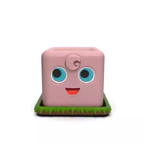 Jigglypuff Pot Maceta- POKEMON 3D print STL 3D print model