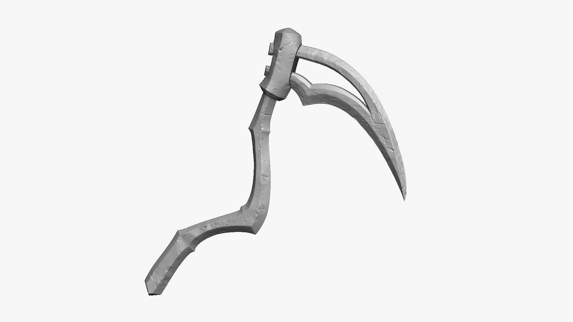 Weapon Scythe Level 2 Free 3D model_16