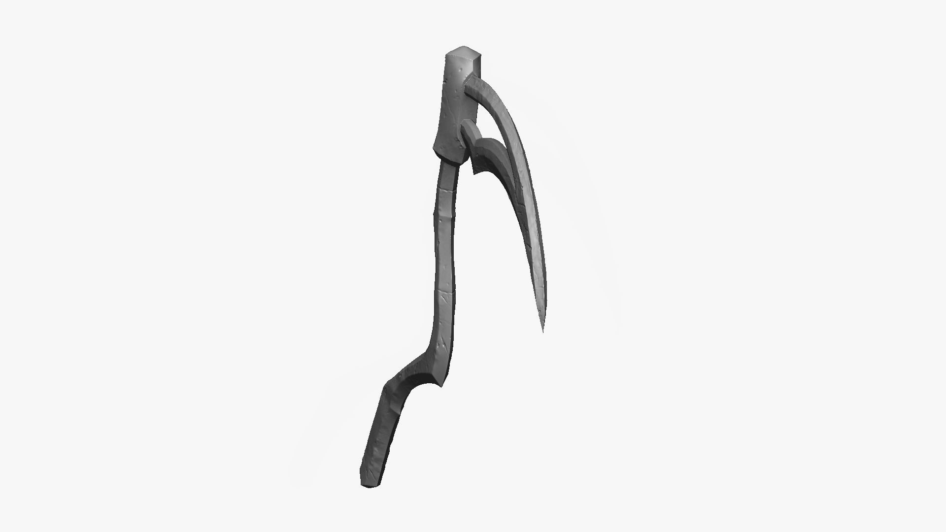 Weapon Scythe Level 2 Free 3D model_18