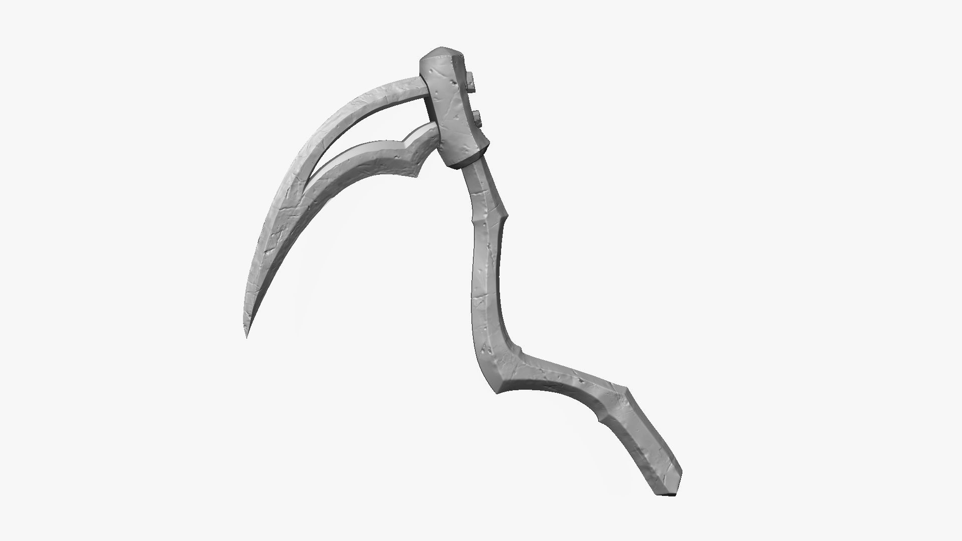 Weapon Scythe Level 2 Free 3D model_6