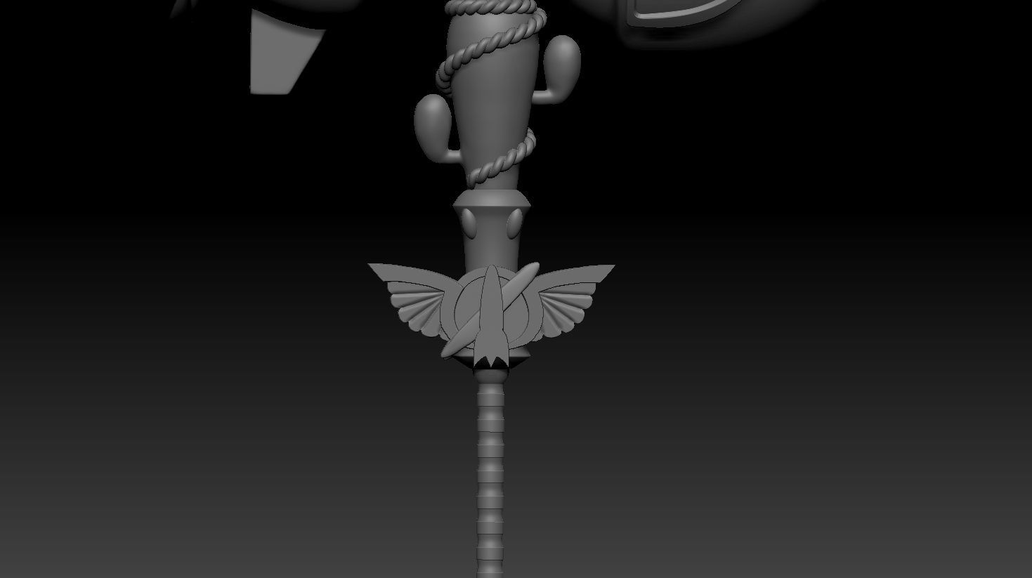 Kingdom Hearts III - Hyper Hammer 3D print model_2
