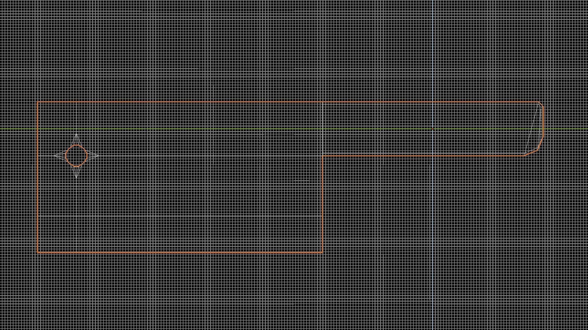 Knife Cleaver Low-Poly 3D model_3