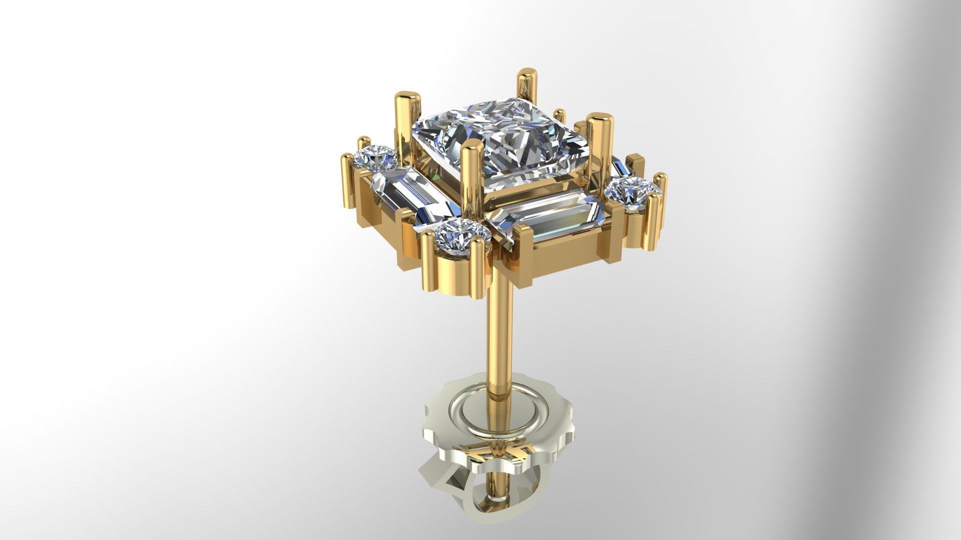 Earing 04  3D print model_8