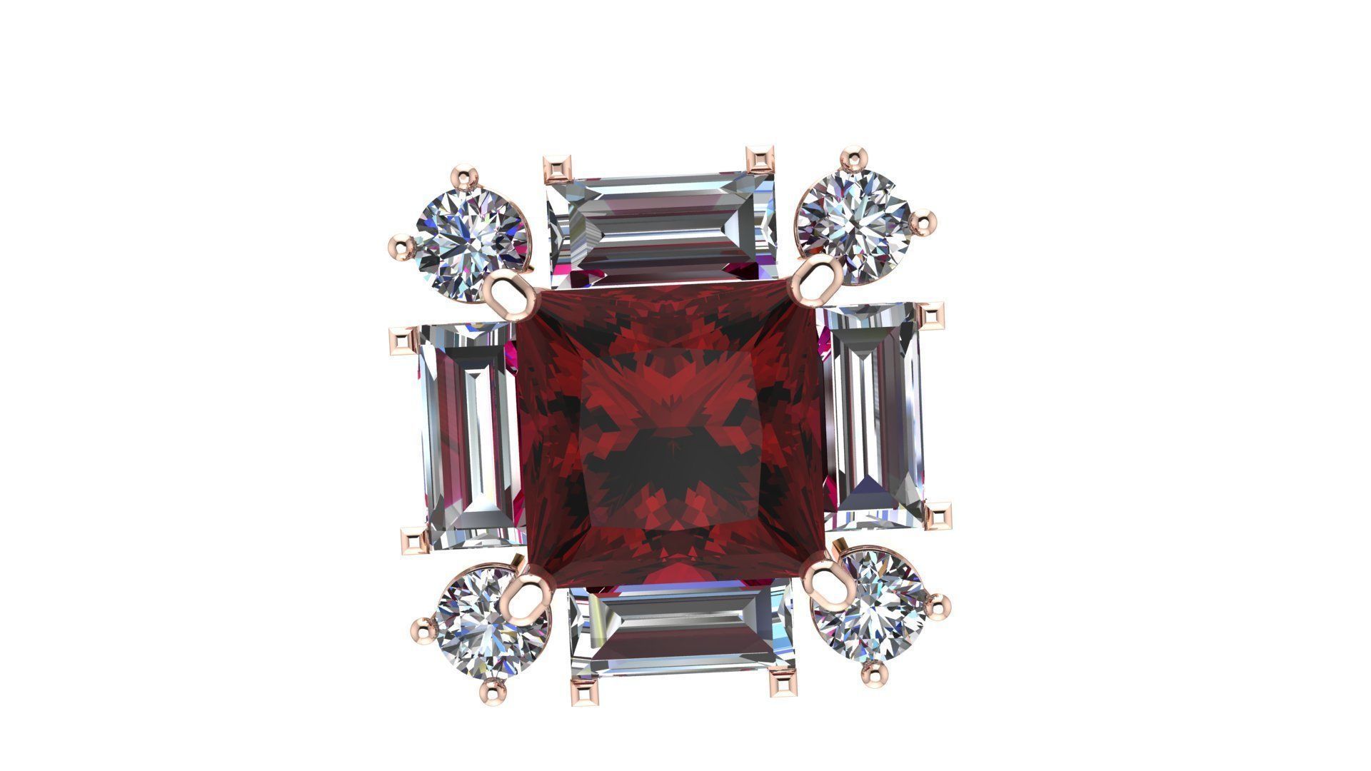 Earing 04  3D print model_1