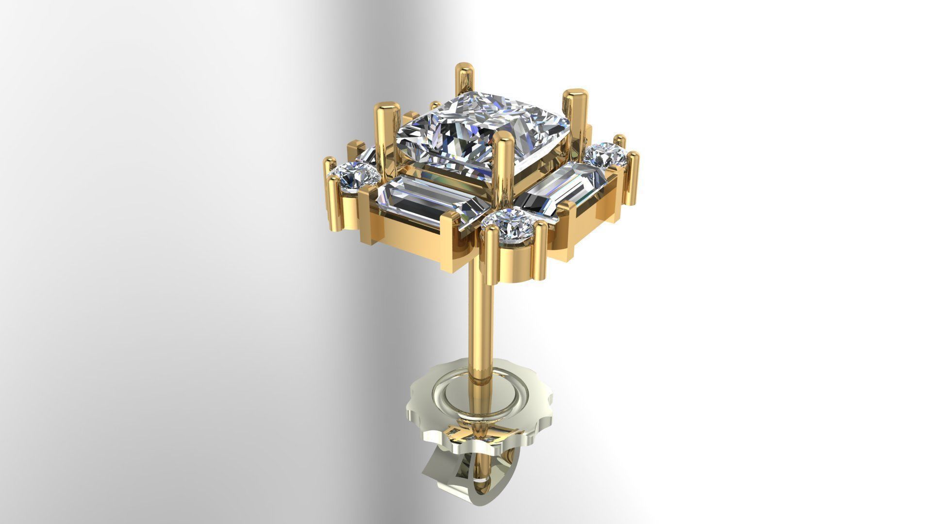 Earing 04  3D print model_7