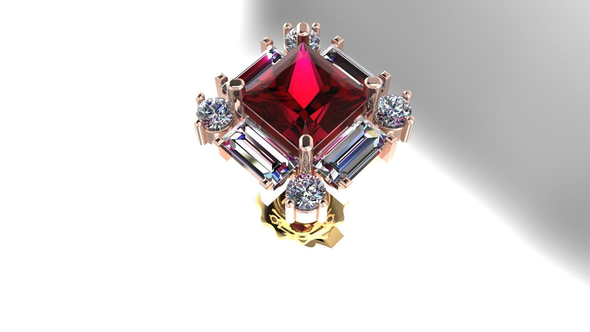 Earing 04  3D print model_11