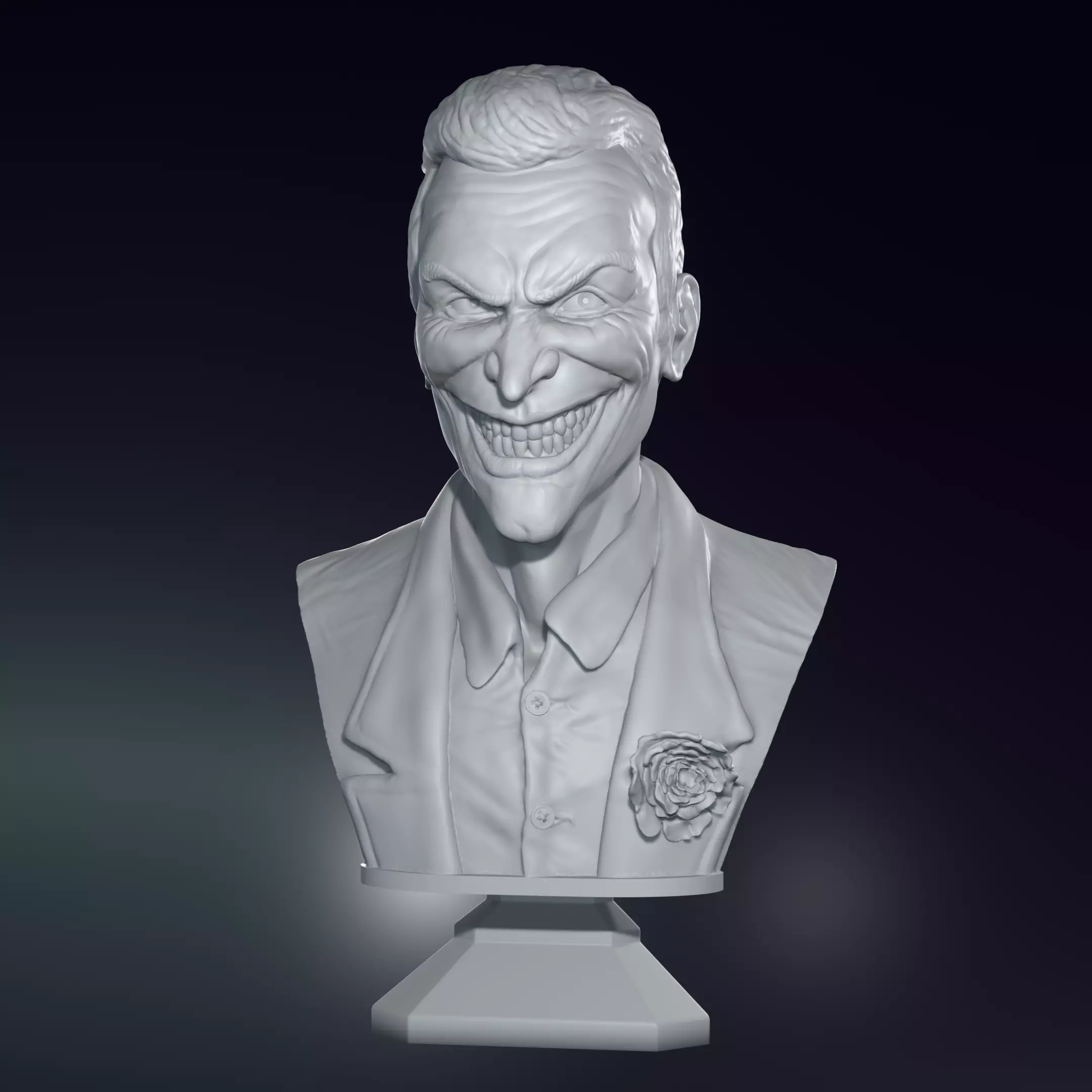Joker bust for 3d printing 3D print model