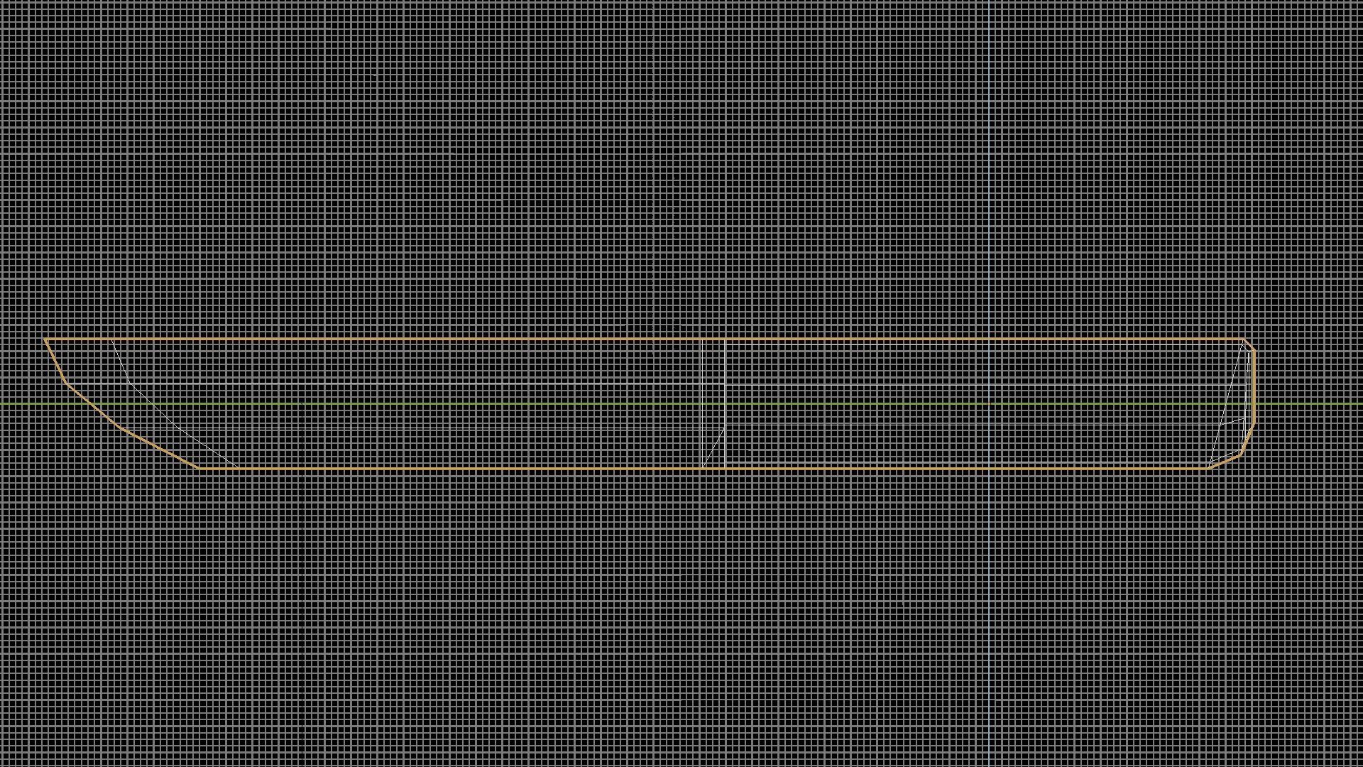 Low-Poly Knives Set knife 3D model_9