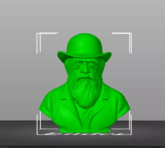 Charles Darwin 3D print model_10