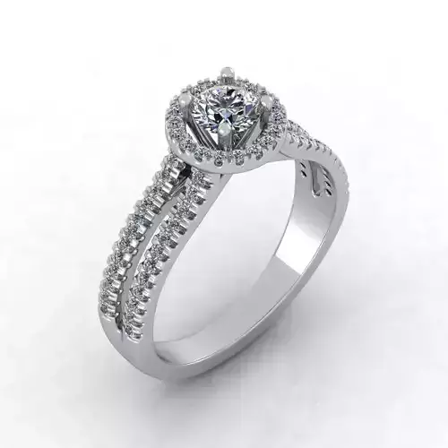 Ring 3DM STL OBJ model for 3D printing and CNC