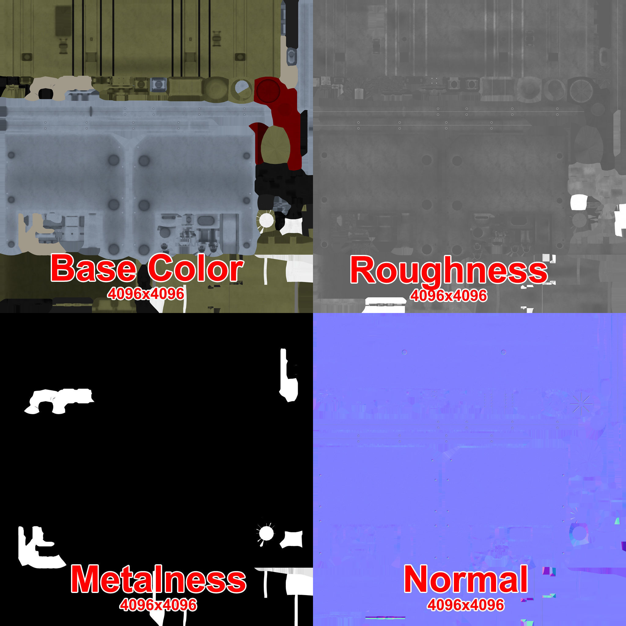 9M120 Ataka Rocket Launcher Low-poly 3D model_18