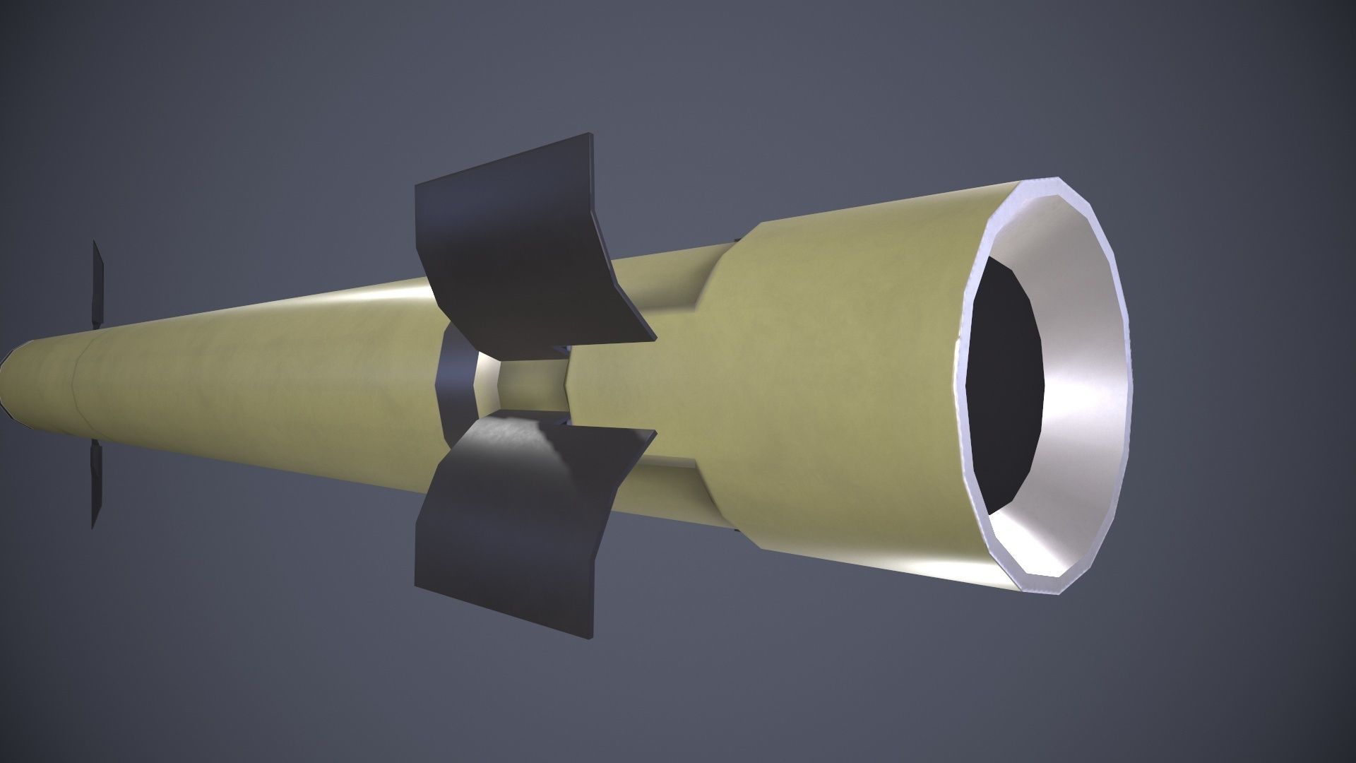 9M120 Ataka Rocket Launcher Low-poly 3D model_10