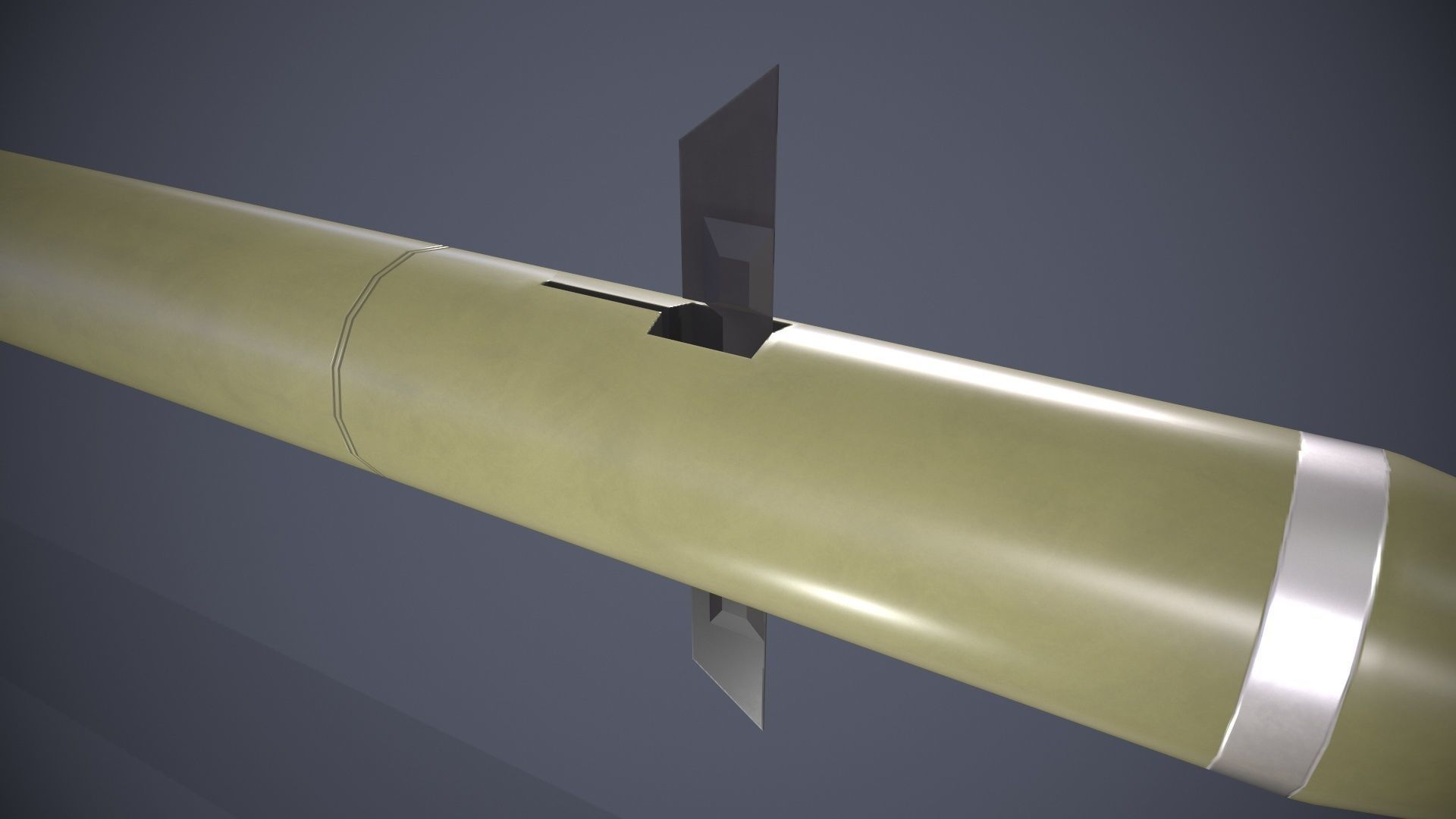 9M120 Ataka Rocket Launcher Low-poly 3D model_9