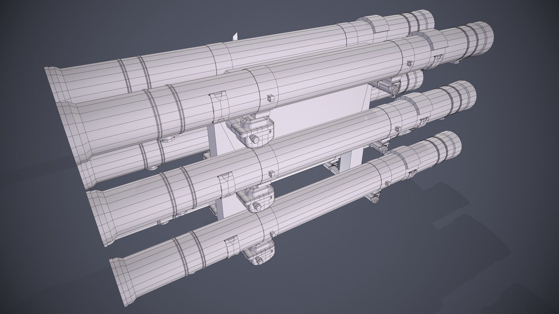 9M120 Ataka Rocket Launcher Low-poly 3D model_15