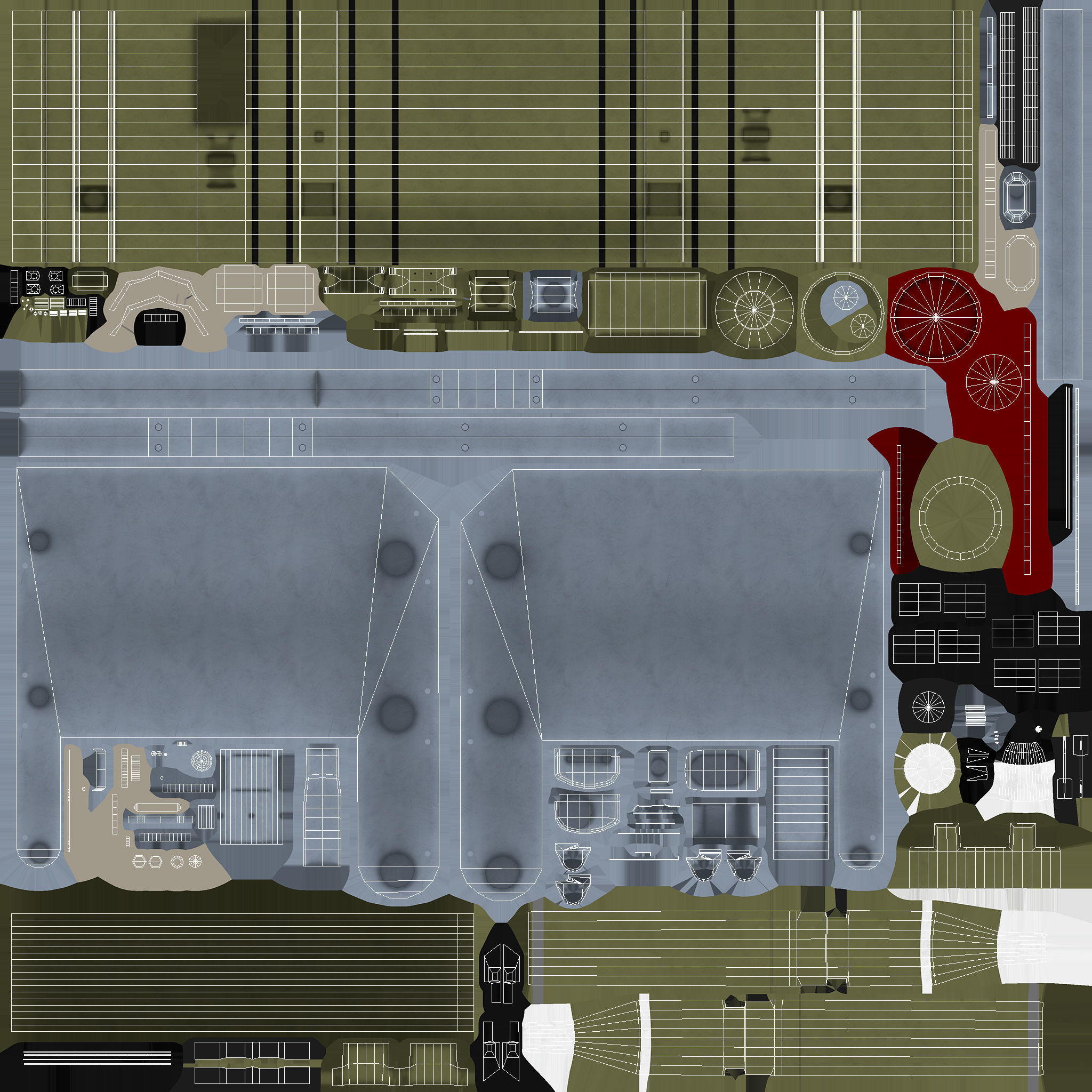 9M120 Ataka Rocket Launcher Low-poly 3D model_19