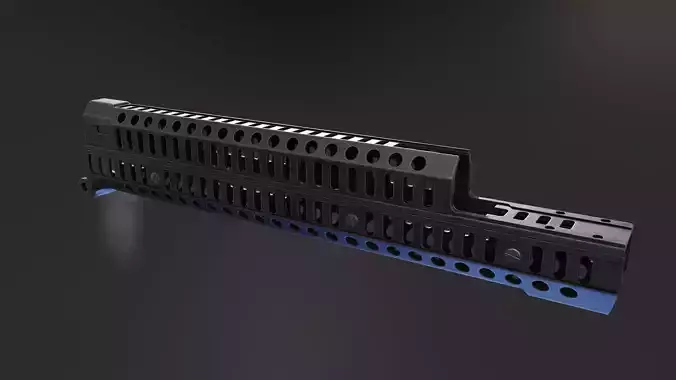 Zenitco Sport 12U Handguard Low-poly 3D model