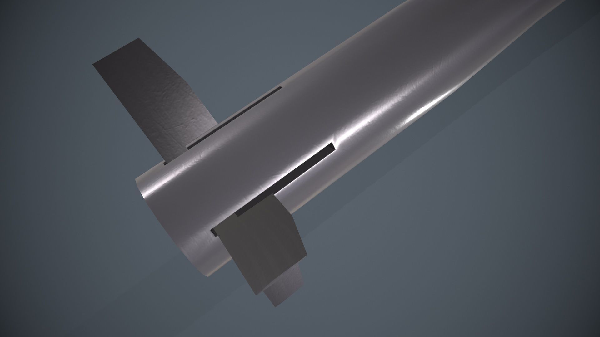 9K121 Scallion Rocket Launcher Low-poly 3D model_10