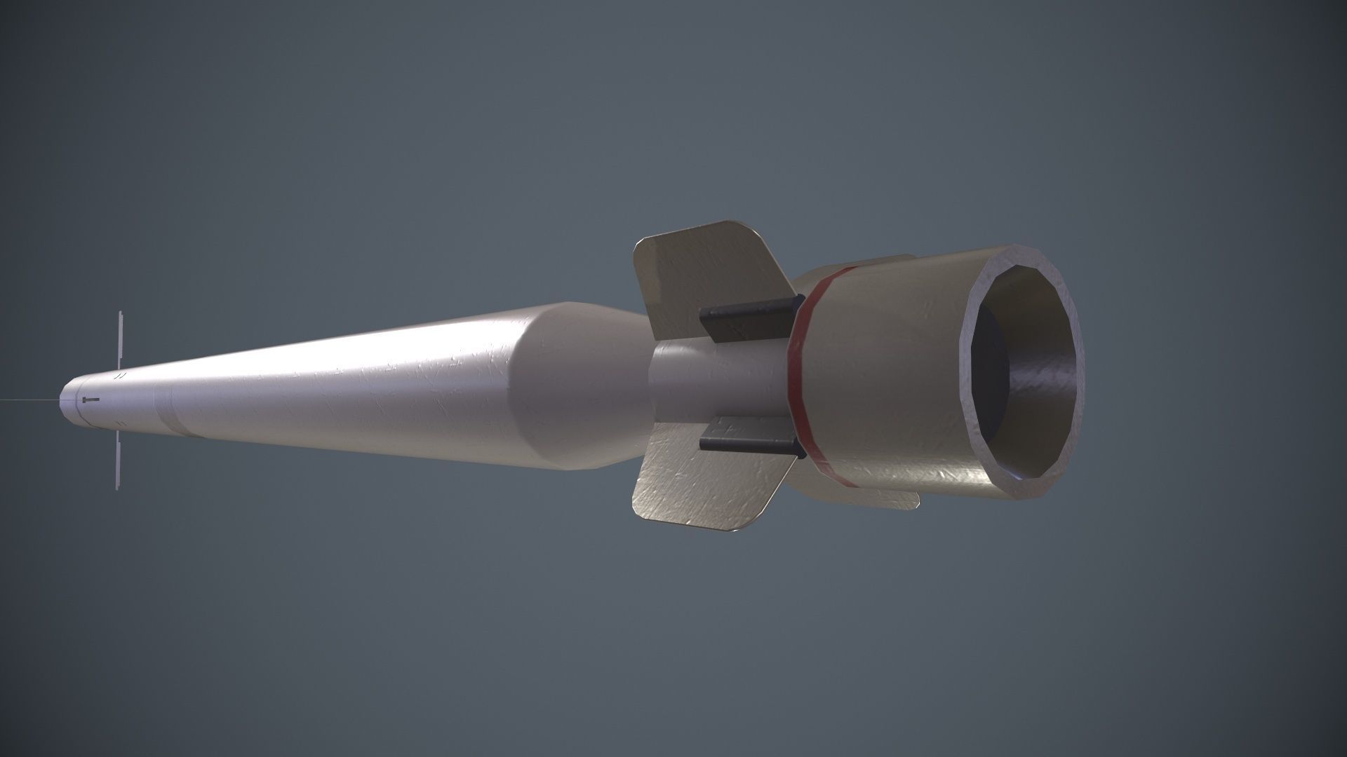 9K38 Igla Rocket Launcher Low-poly 3D model_11