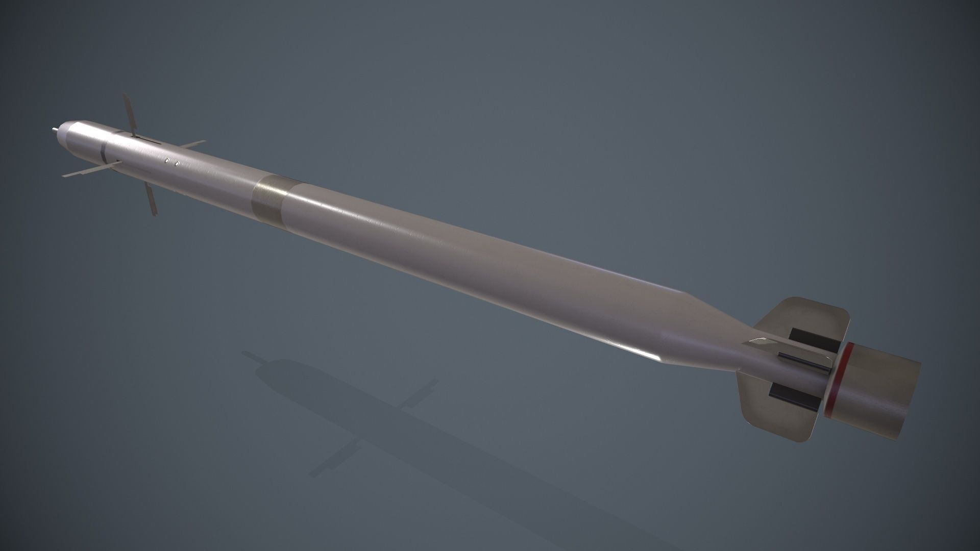 9K38 Igla Rocket Launcher Low-poly 3D model_8