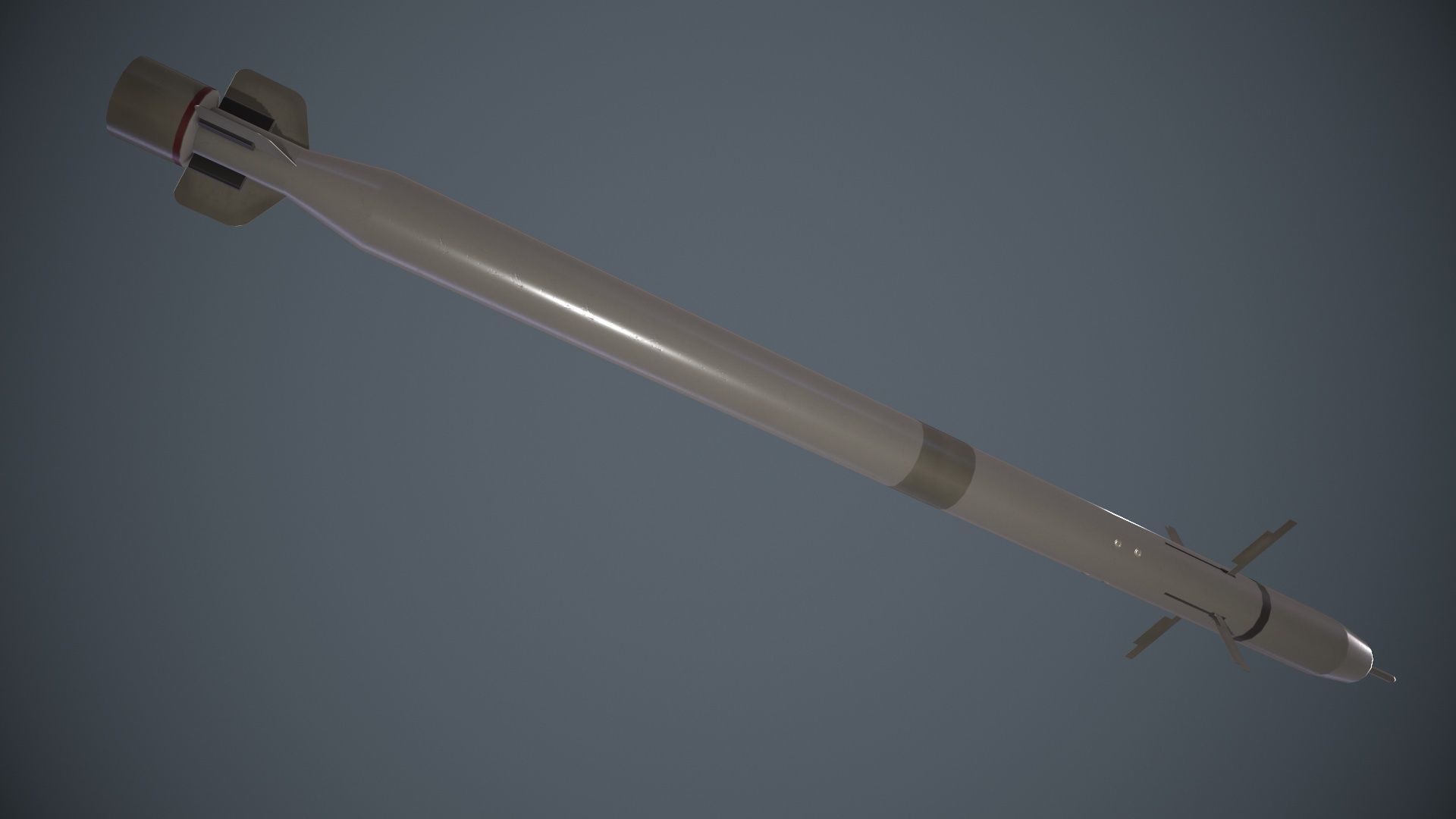 9K38 Igla Rocket Launcher Low-poly 3D model_9