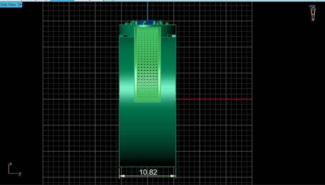 man ring with diamonds 3D print model_30