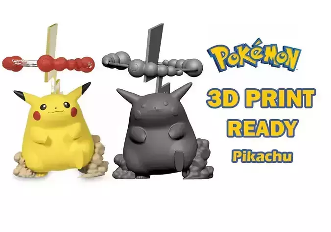 Pikachu VMAX - 3D Print Ready 3D print model