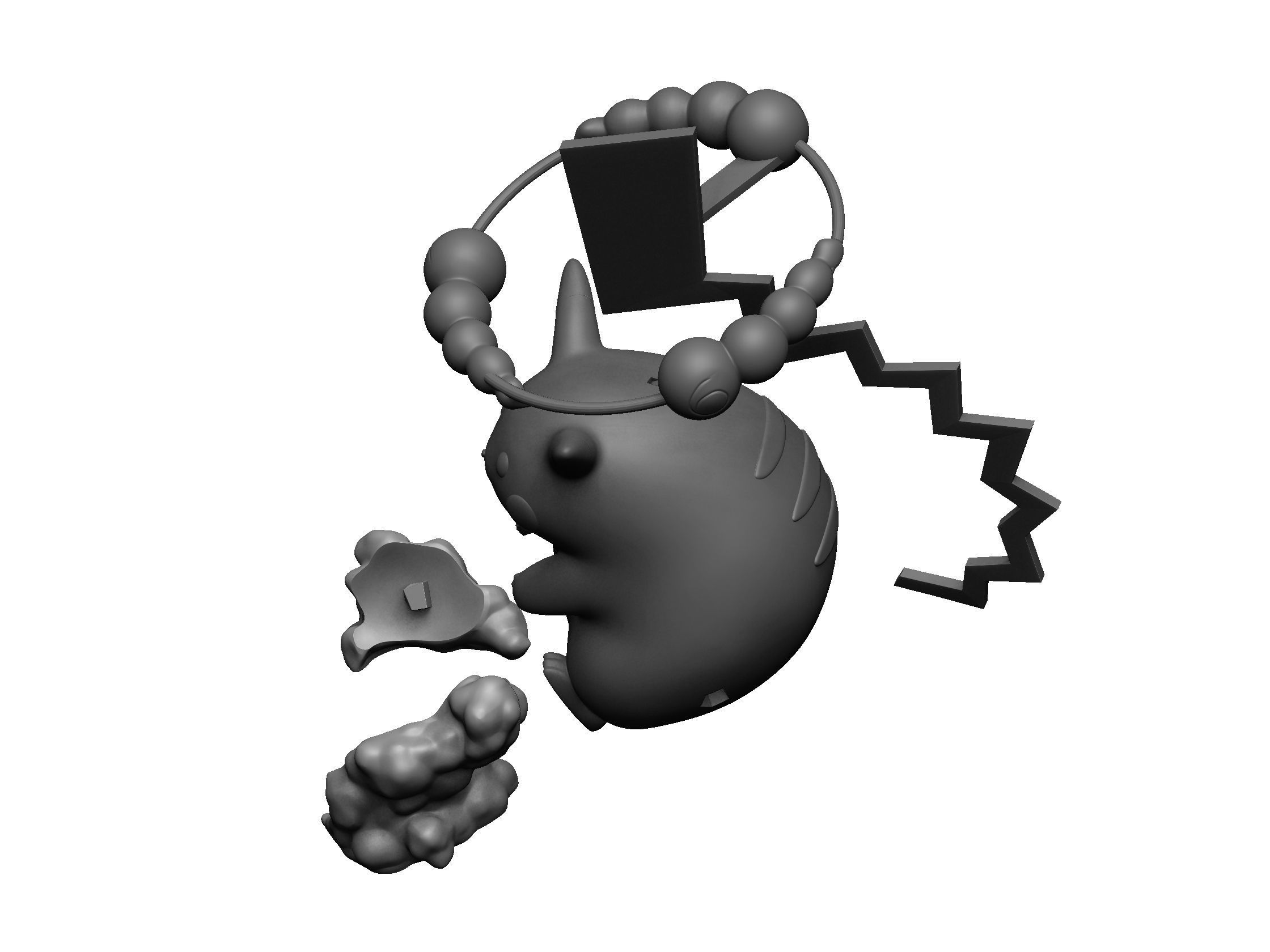 Pikachu VMAX - 3D Print Ready 3D print model_5