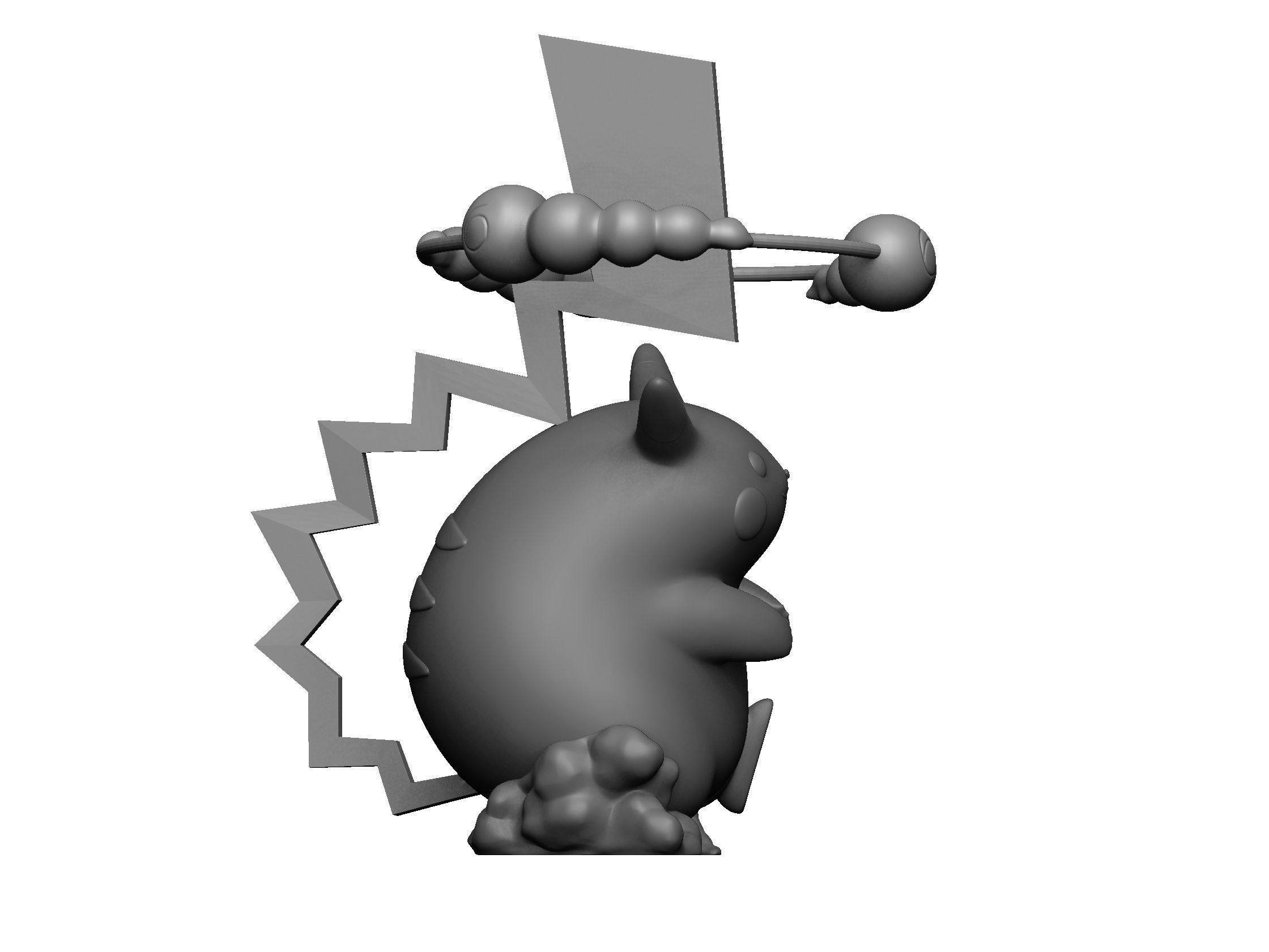 Pikachu VMAX - 3D Print Ready 3D print model_1