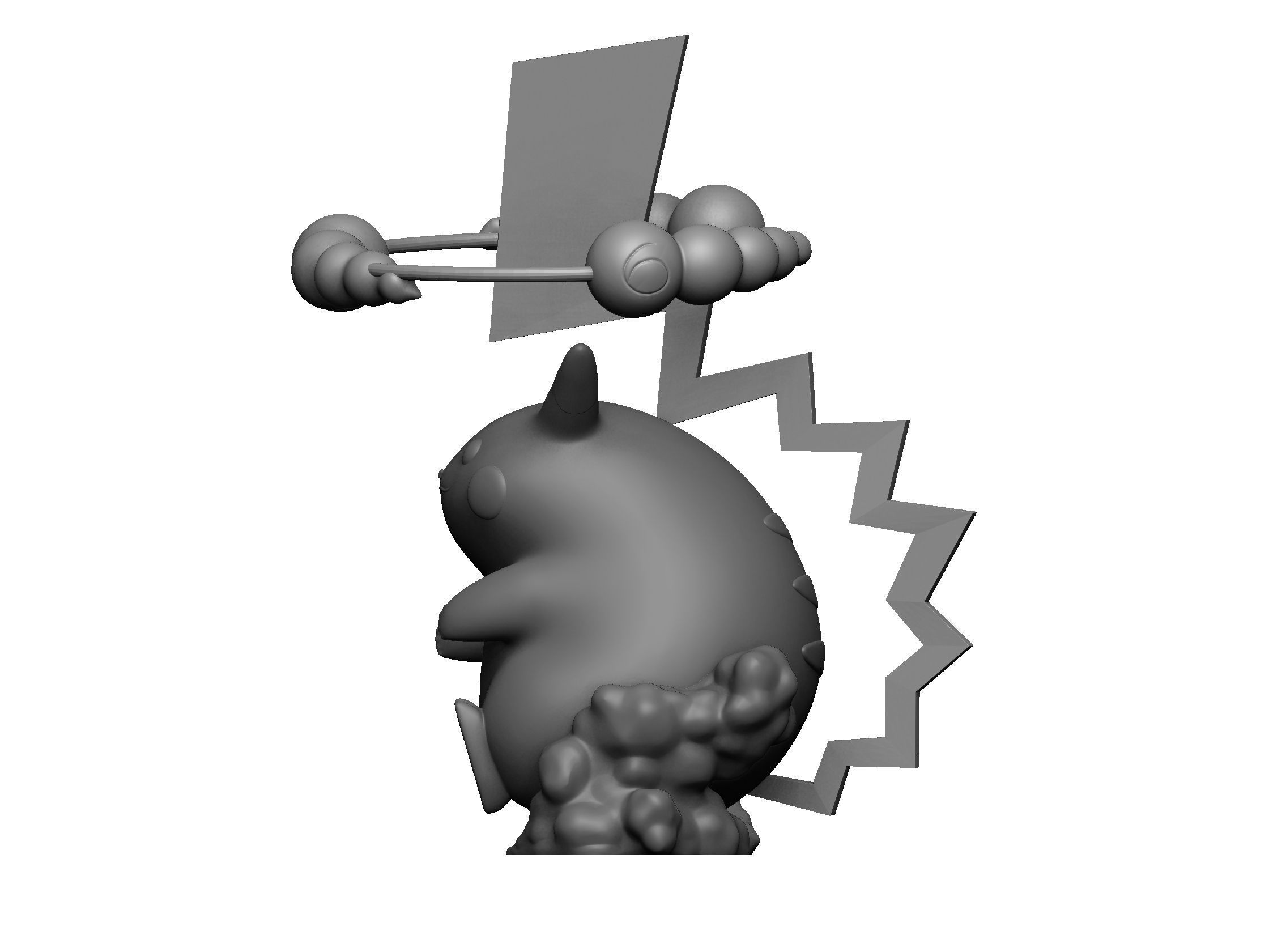 Pikachu VMAX - 3D Print Ready 3D print model_2