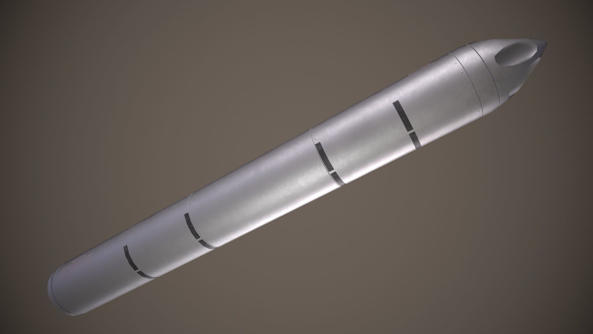 B-13 Rocket Pod Low-poly 3D model_9