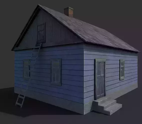 Village building I 3D model