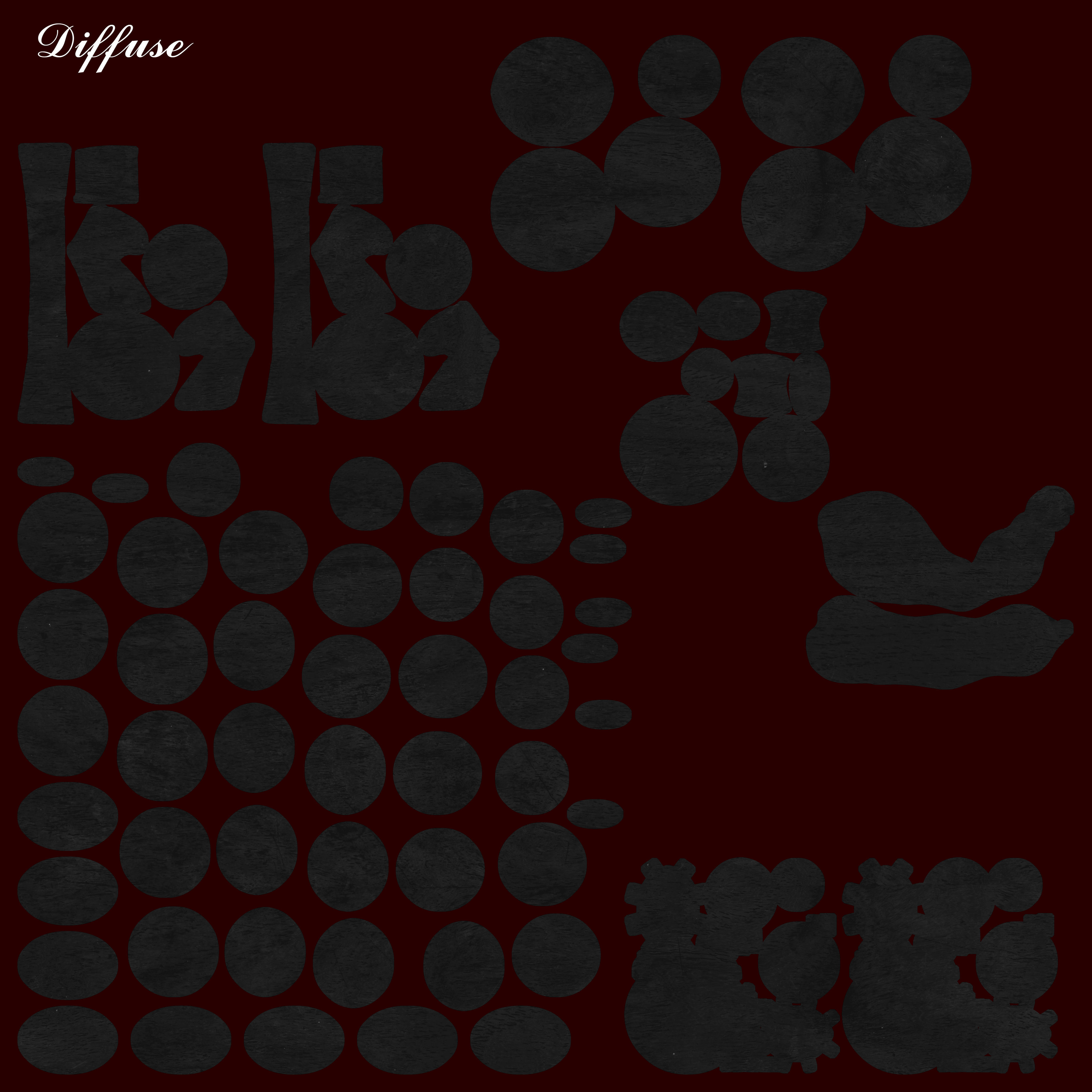 Chess Set board Low-poly 3D model_11