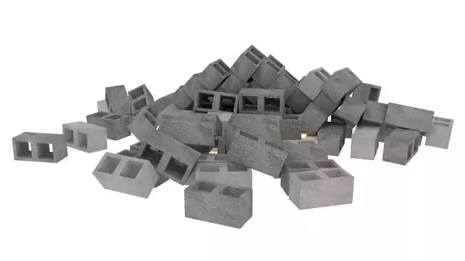 concrete bricks pallet 1