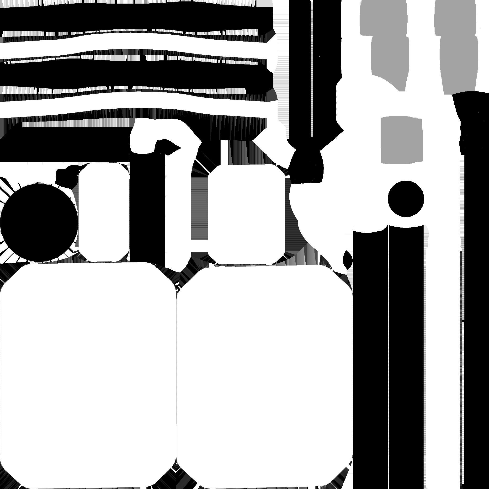 SciFi Backpack I05 Steel Bright - Fashion Character Design Low-poly 3D model_24