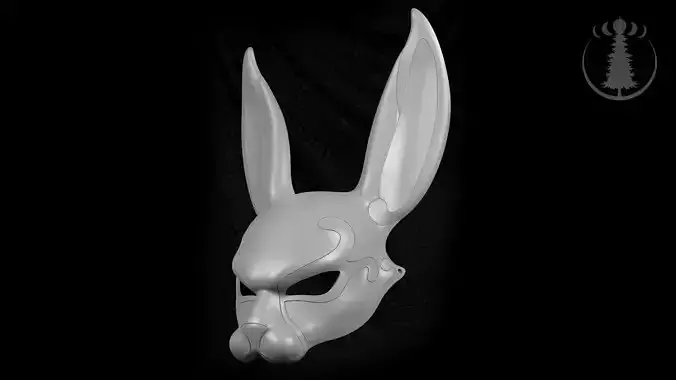 Rabbit Mask 3D print model