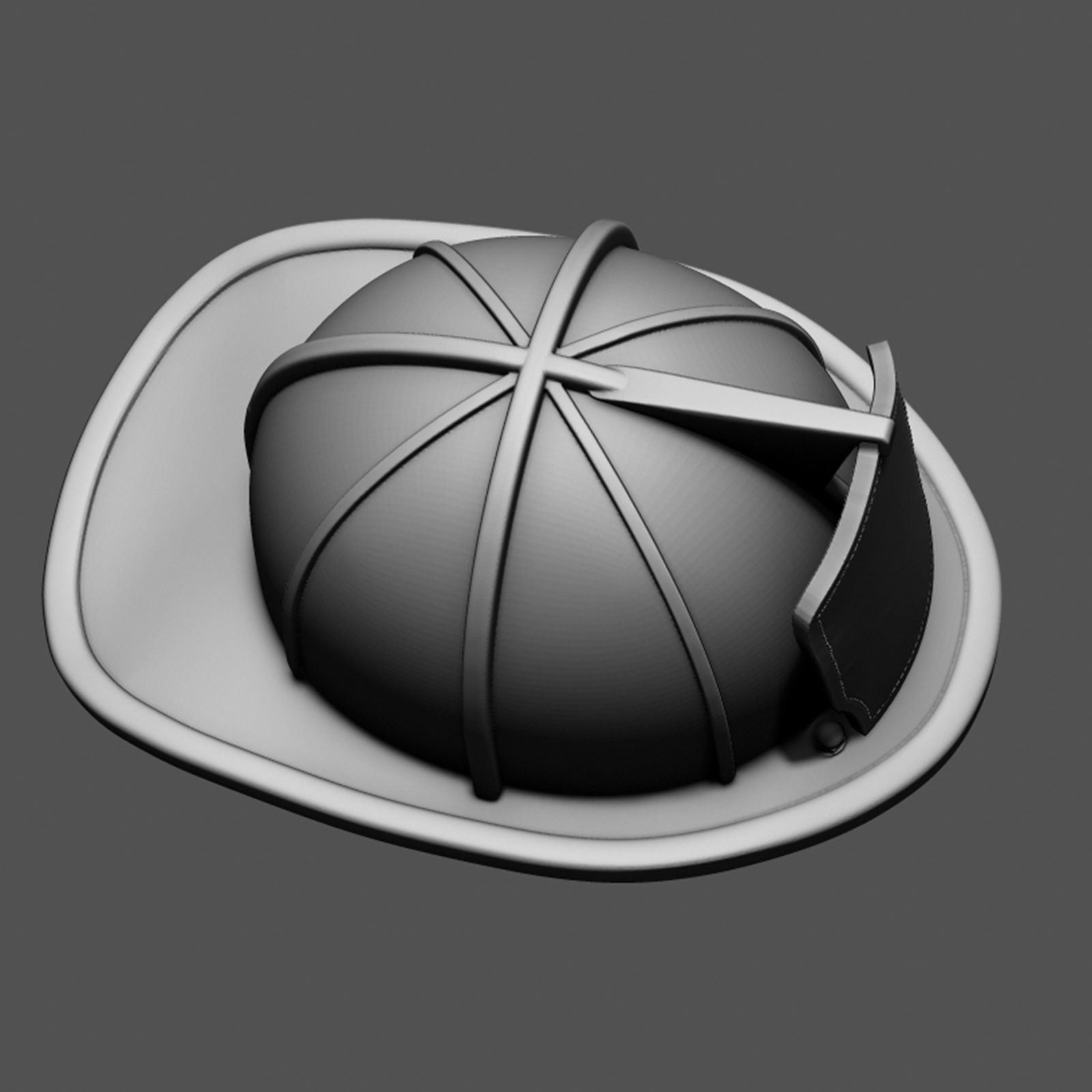 FIREFIGHTER HELMET 3D print model_4