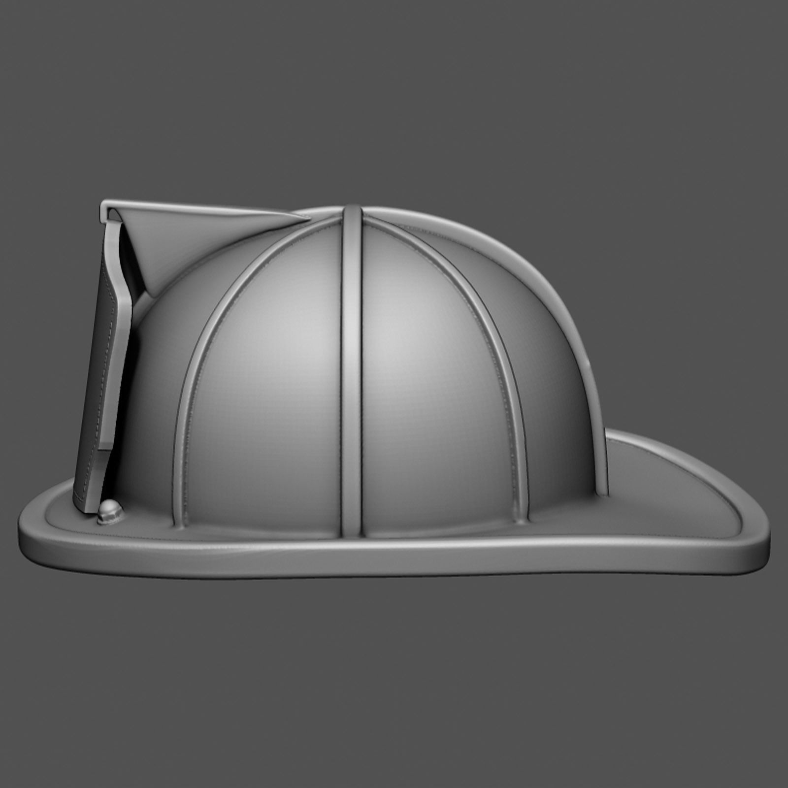 FIREFIGHTER HELMET 3D print model_3