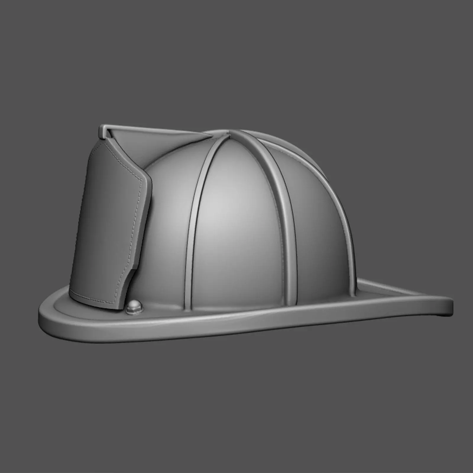 FIREFIGHTER HELMET 3D print model_0