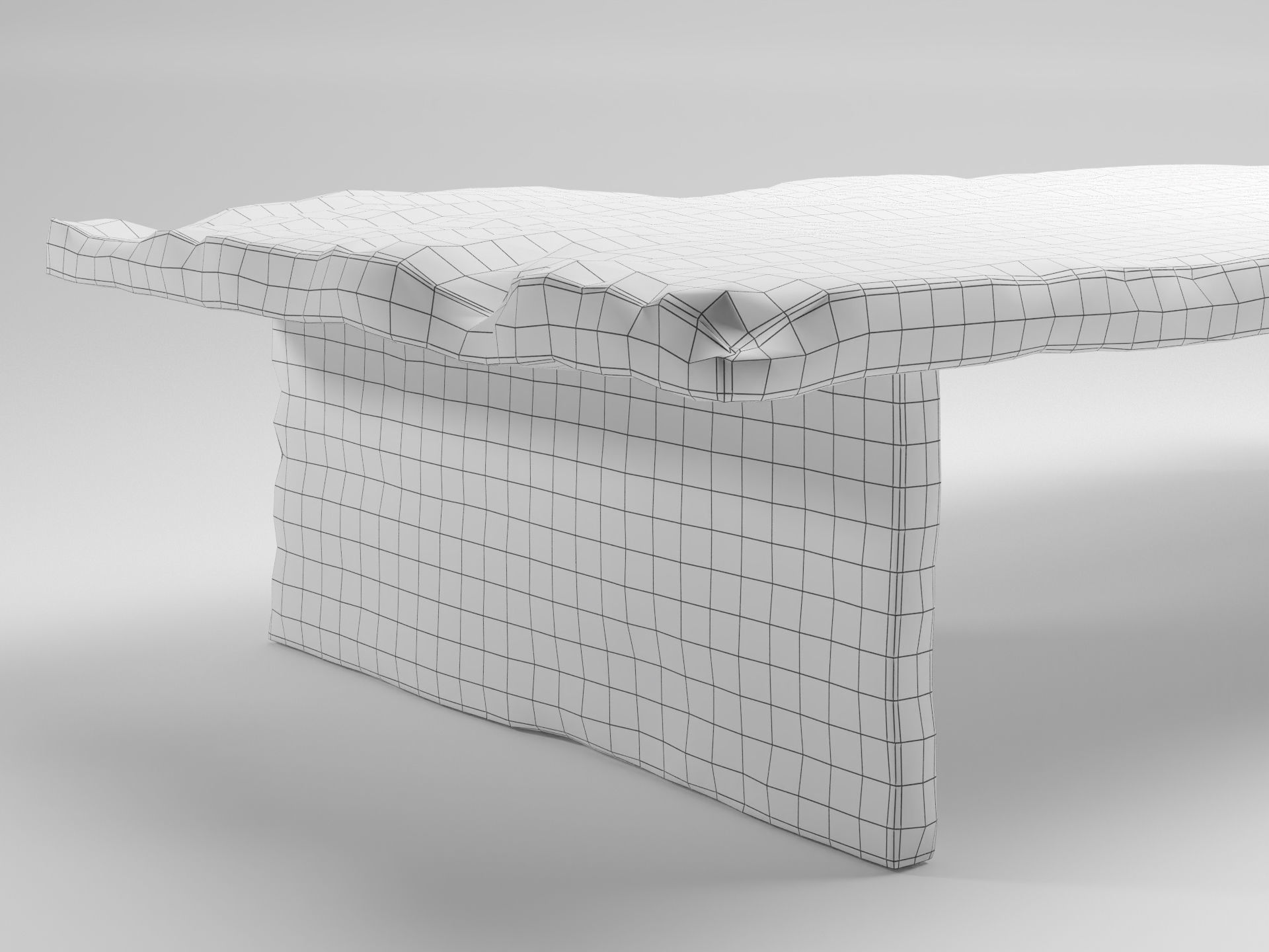 Old table 3D model_11
