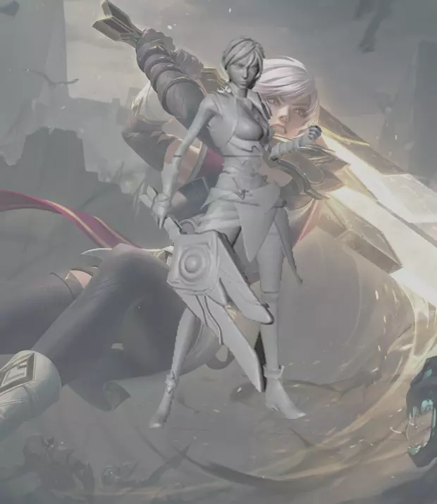 Riven centinel 3D print model_0