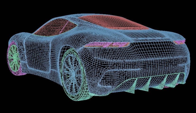 Coupe-CRZ futuristic sports car 3D model_9