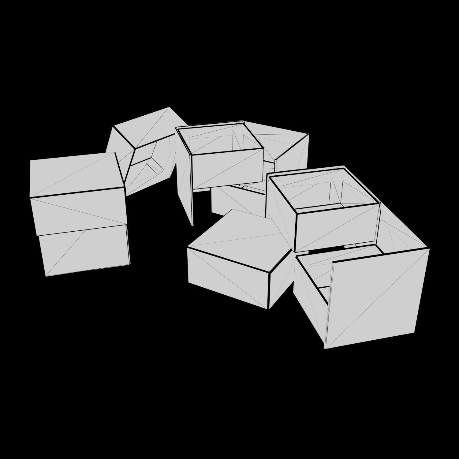 TIER BOX - Package 3D model 3D model | CGTrader