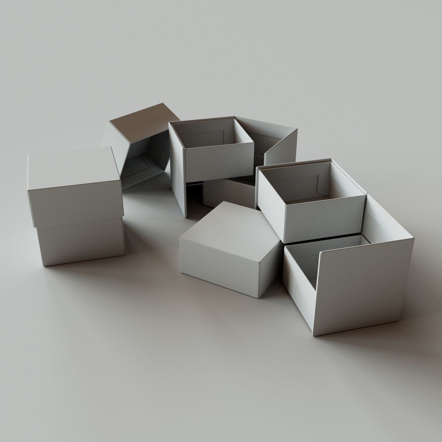 TIER BOX - Package 3D model 3D model | CGTrader