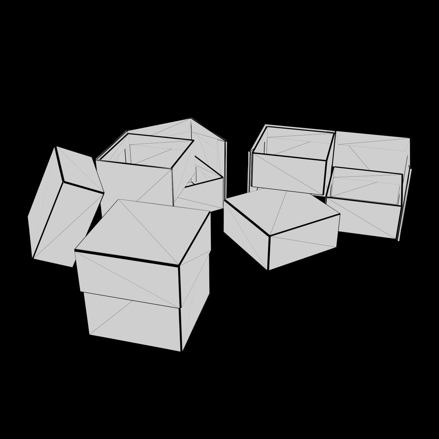 TIER BOX - Package 3D model 3D model | CGTrader