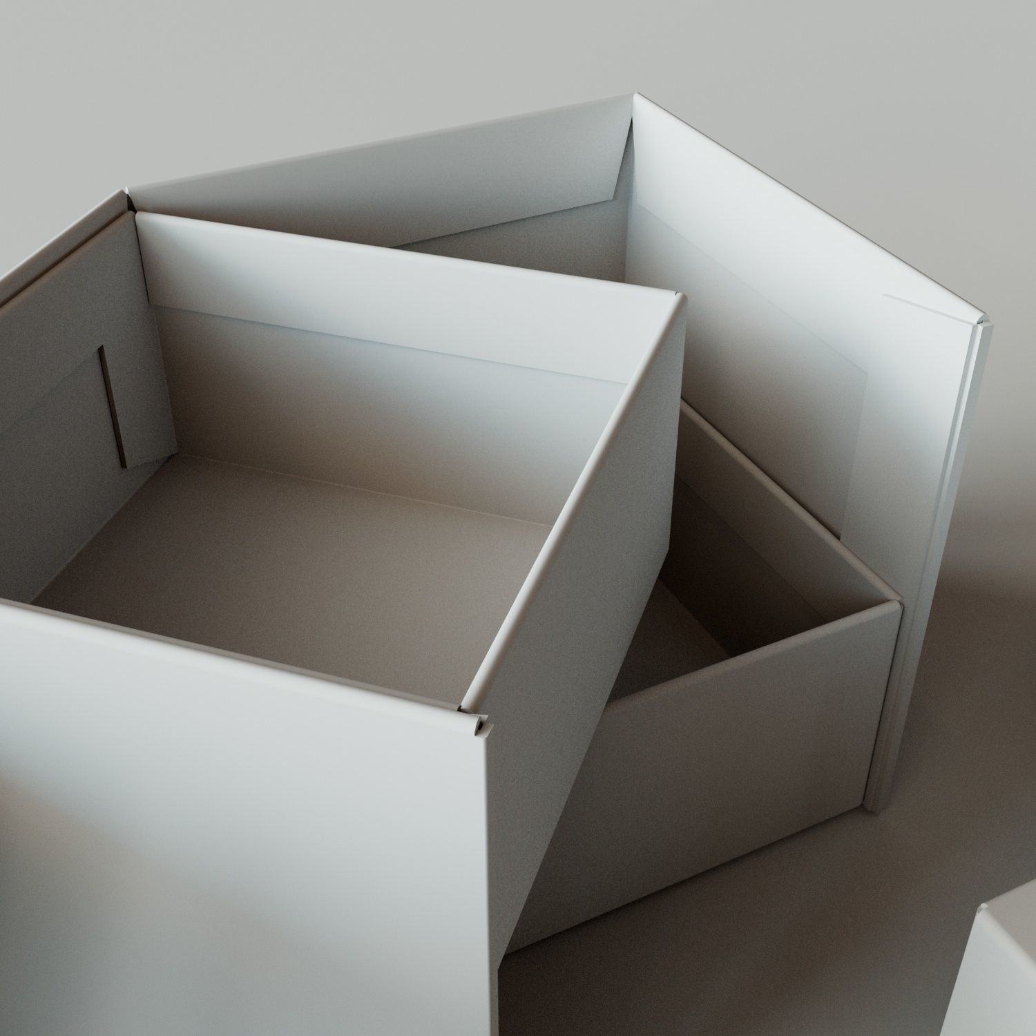 TIER BOX - Package 3D model 3D model | CGTrader