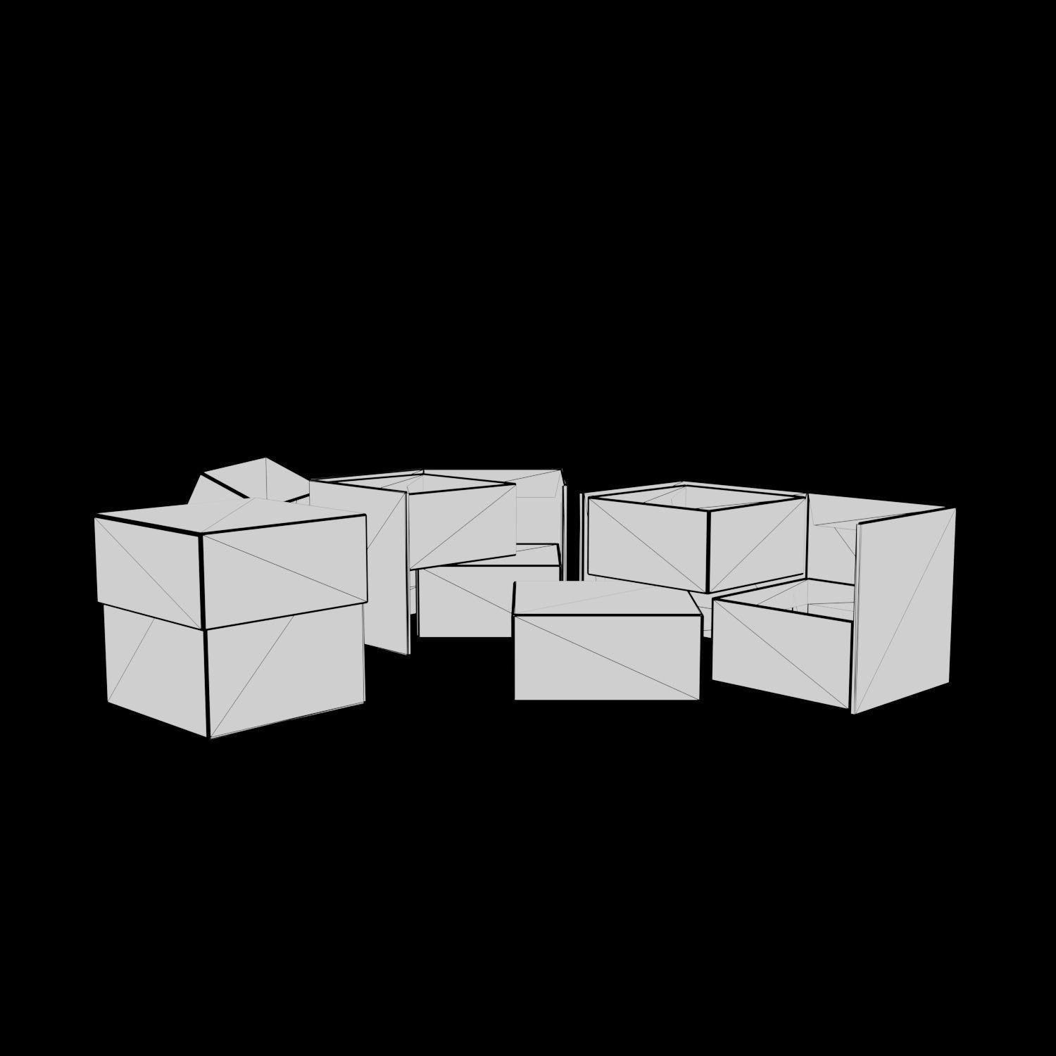 TIER BOX - Package 3D model 3D model | CGTrader