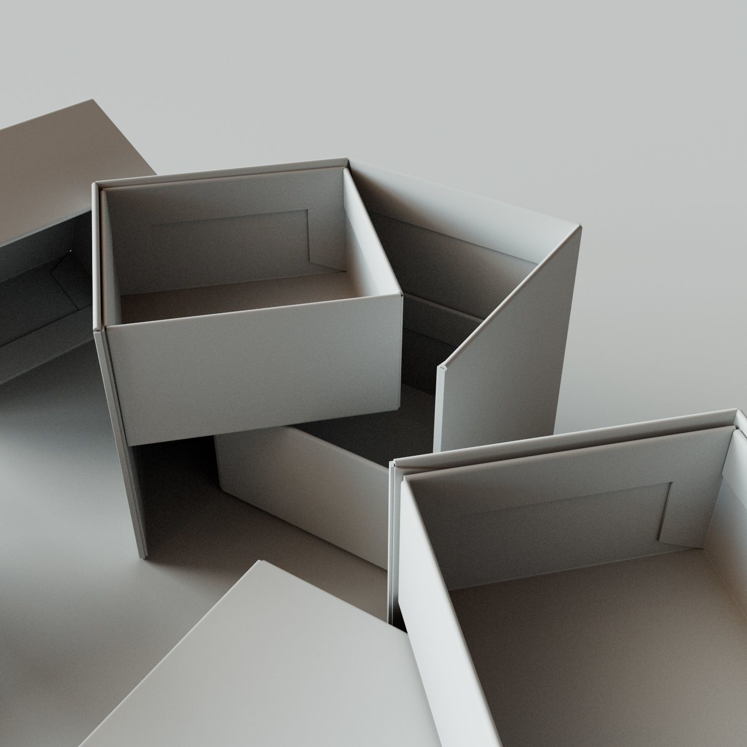 TIER BOX - Package 3D model 3D model | CGTrader